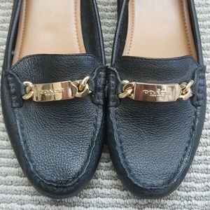 Genuine leather Coach loafers